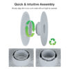 carrete 3 Carrete Reusable